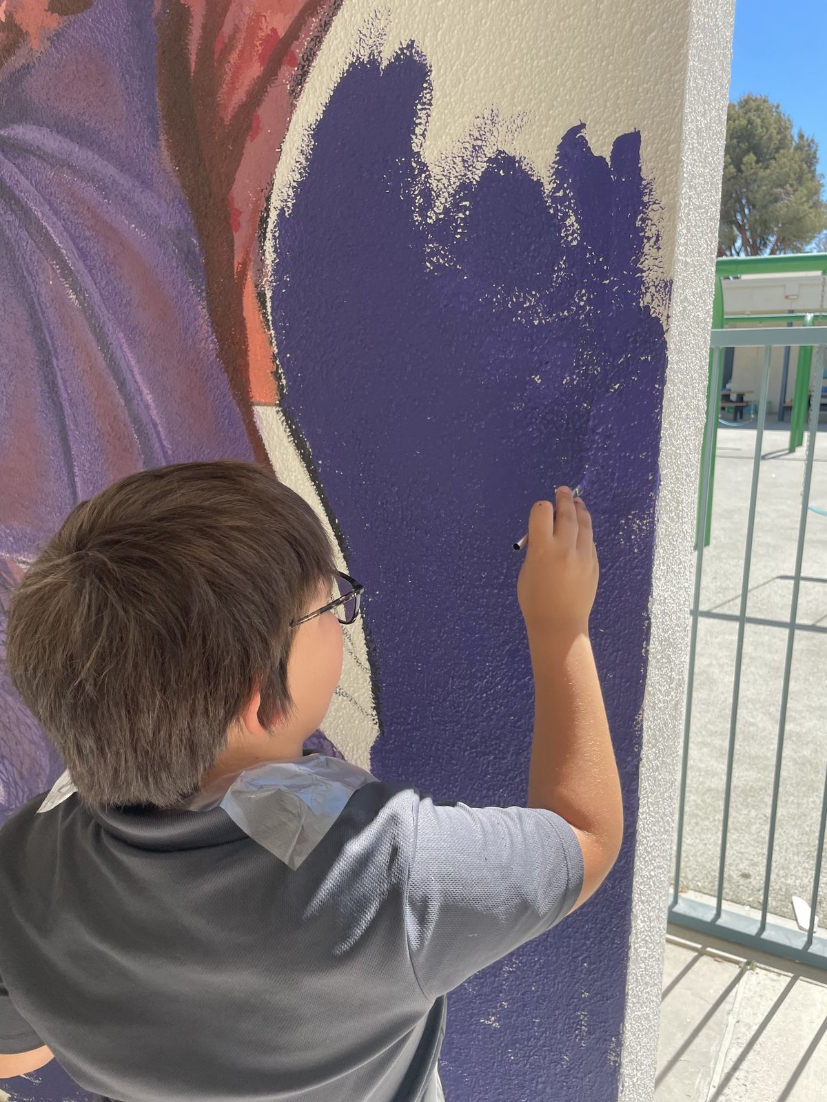 Abstract Panel Mural